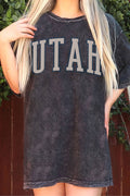 Utah Puff Print Oversize Mineral Graphic Tshirt