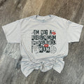 I’M Not A Regular Mom I’M A Volleyball Mom On Silver Tee