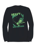 Heavy Distortion Guitar Art Men's Sweatshirt