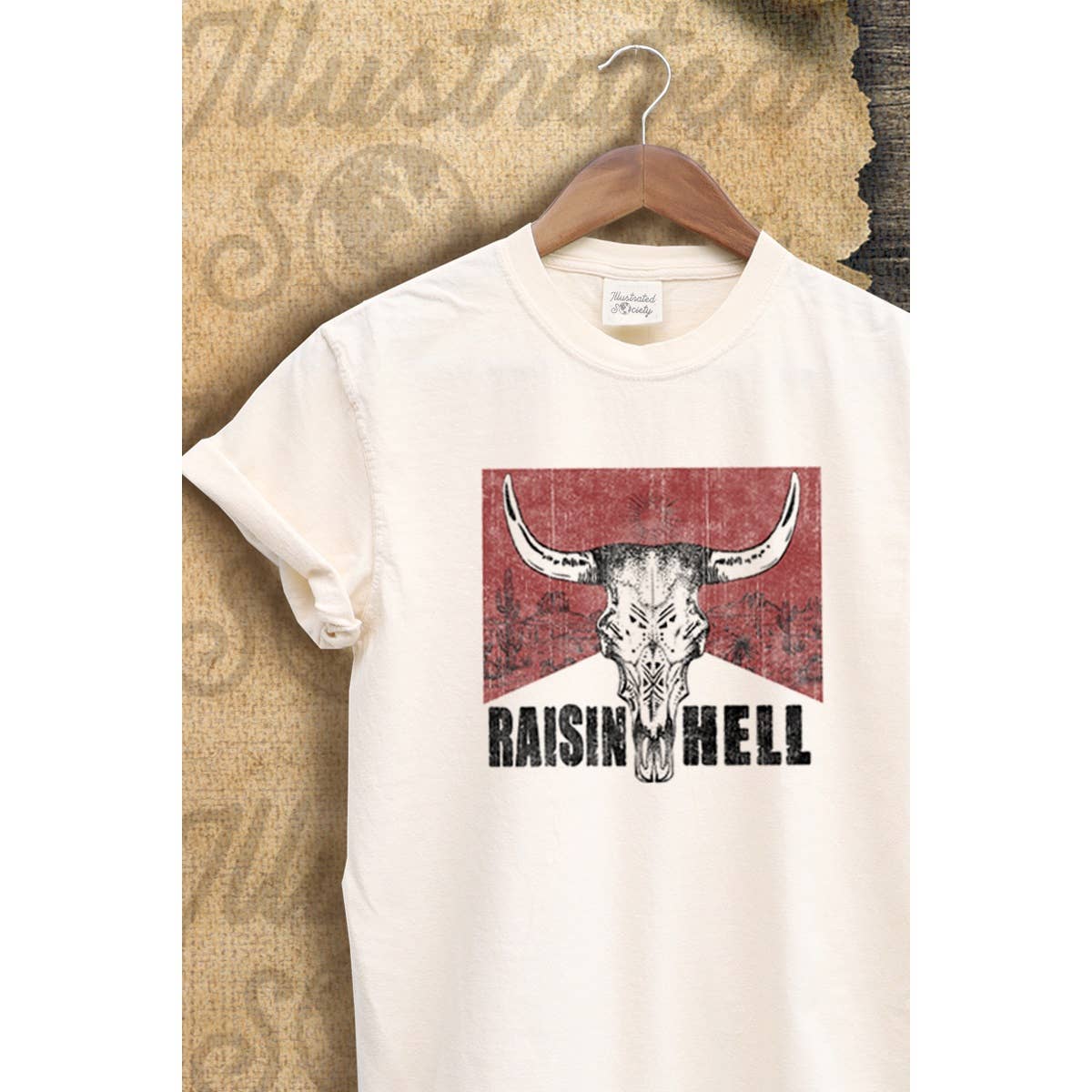 Raisin Hell Vintage Graphic  Tee