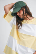 8417FN Polly Color Block Top