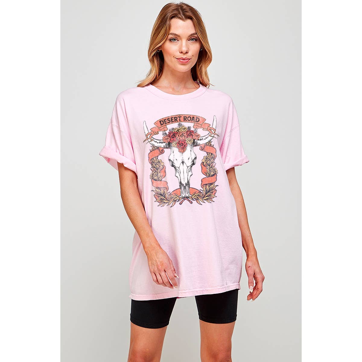 Desert Road  Vintage Graphic Oversized Tee