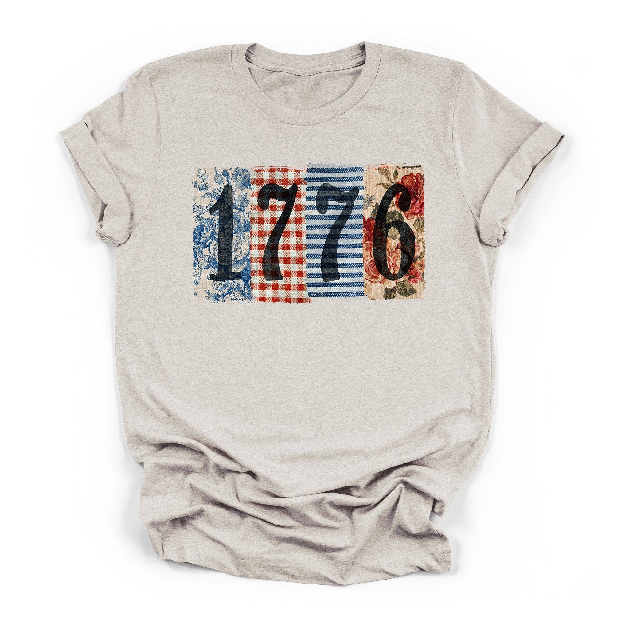 Patchwork 1776 Tee