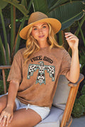 Freebird Mineral Washed Graphic Top
