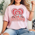 Retro Love Bug Valentine's Day Graphic Tee | Gildan