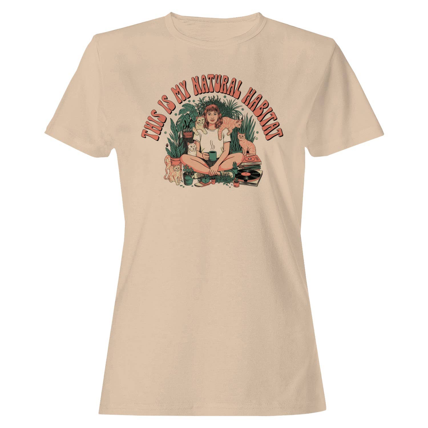 Natural Habitat Cat Lover Women's T-Shirt