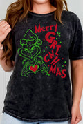 Merry Grinchmas Star Mineral Graphic Tshirts