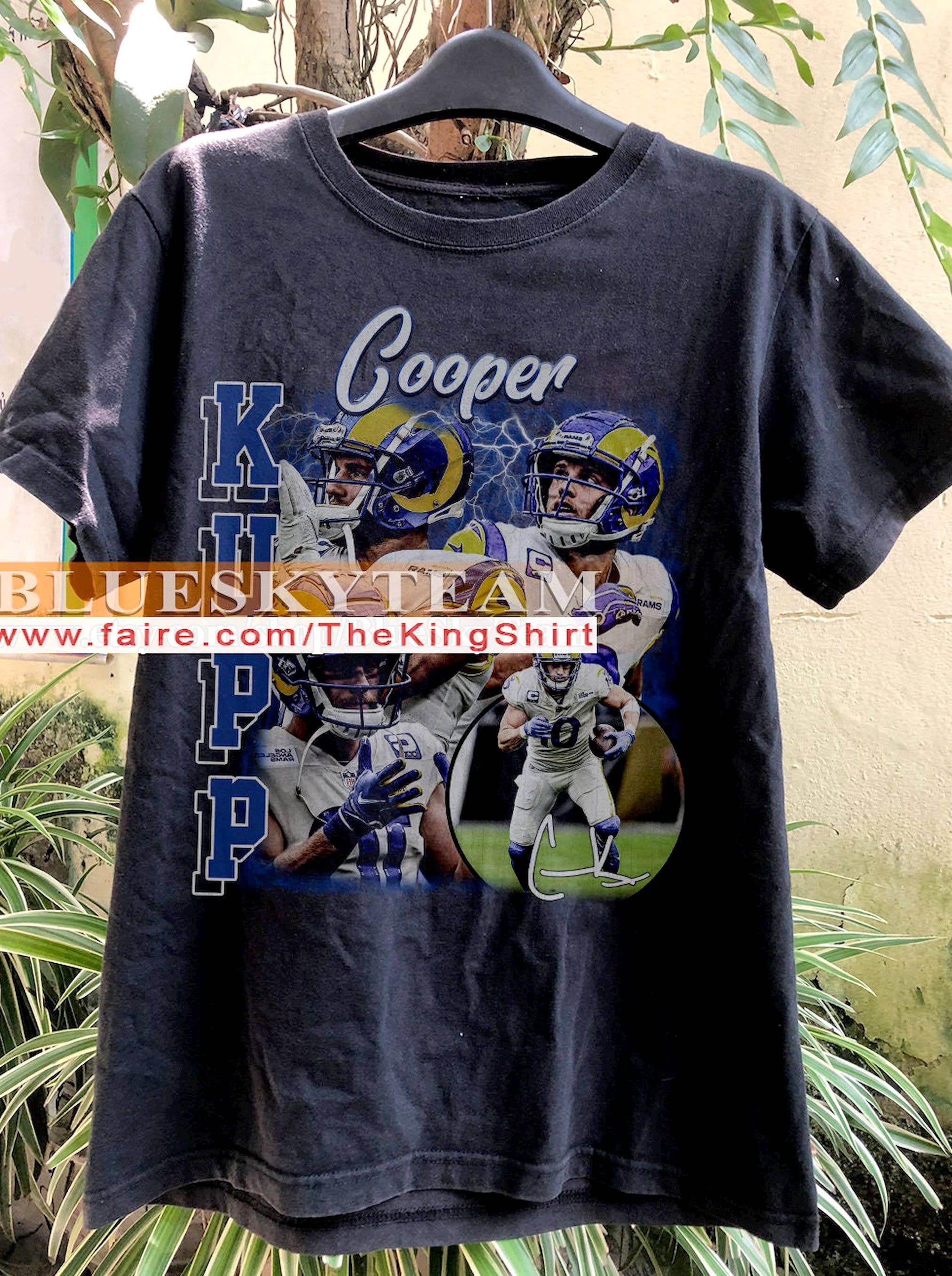 Vintage Cooper Kupp Football T-Shirt, 90s Graphic, Fan Gift