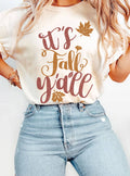 It's Fall Y'all Graphic Tshirts