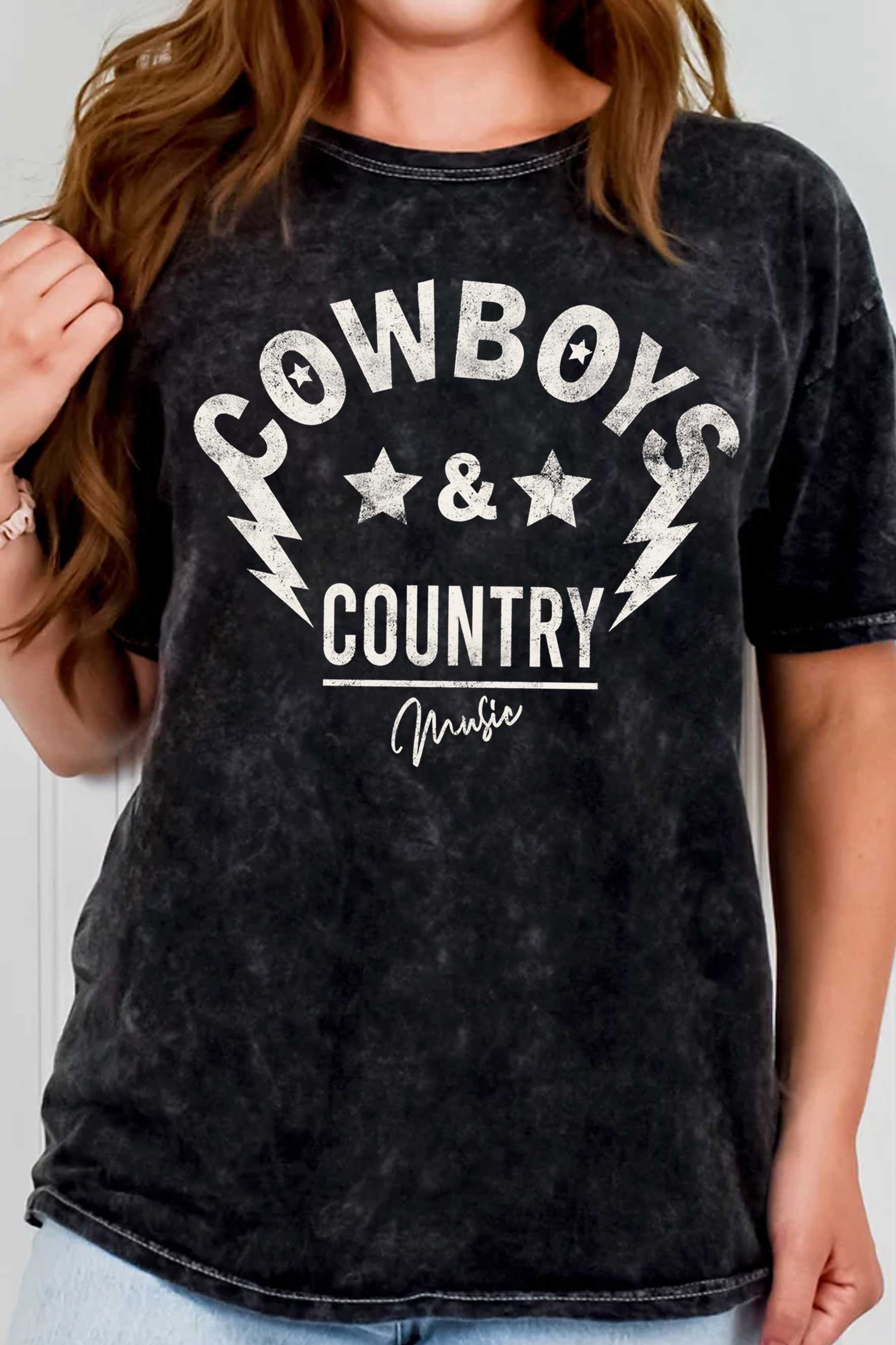 Cowboys Country Music Mineral Graphic Tshirts