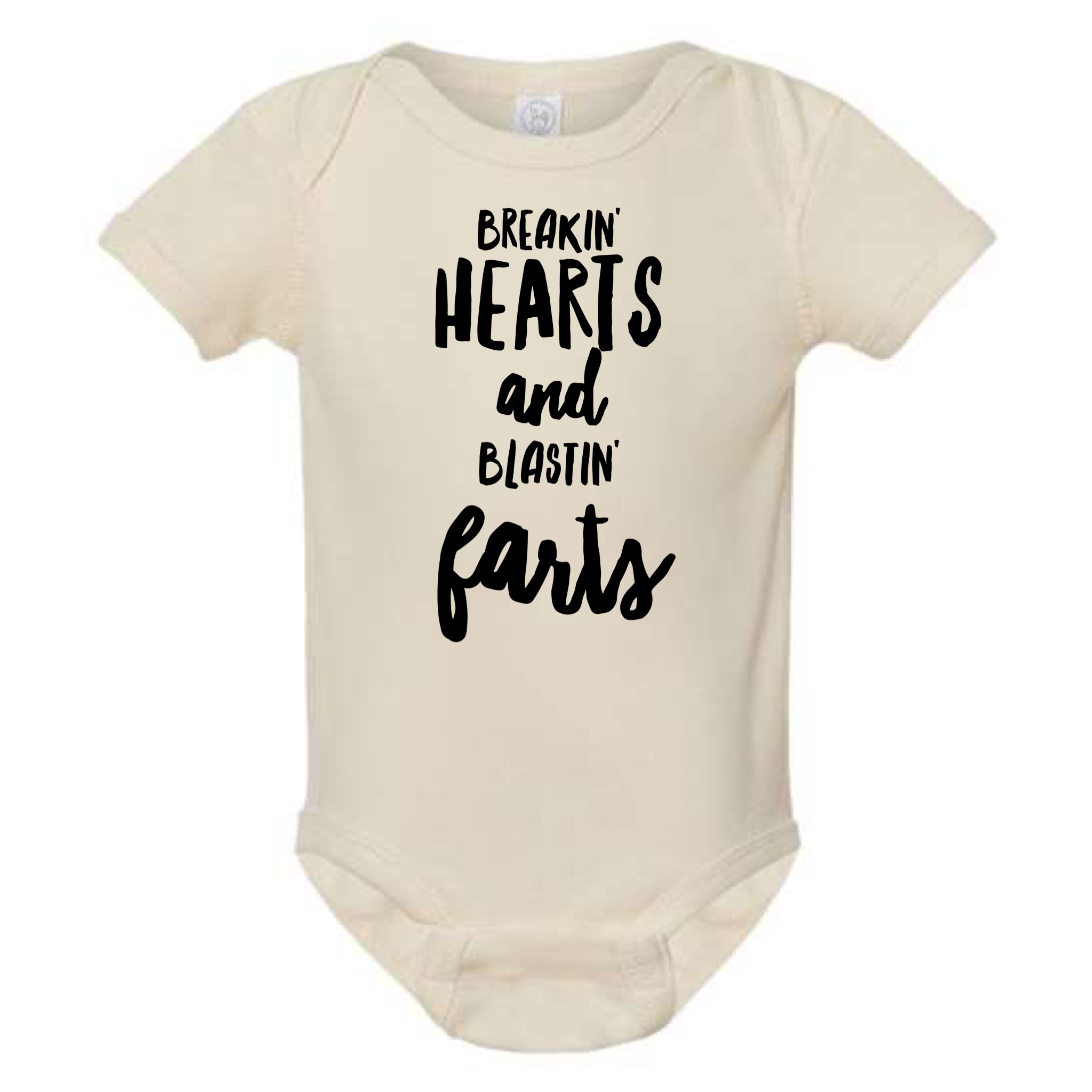 Breakin' Hearts and Blastin' Farts Baby Onesie