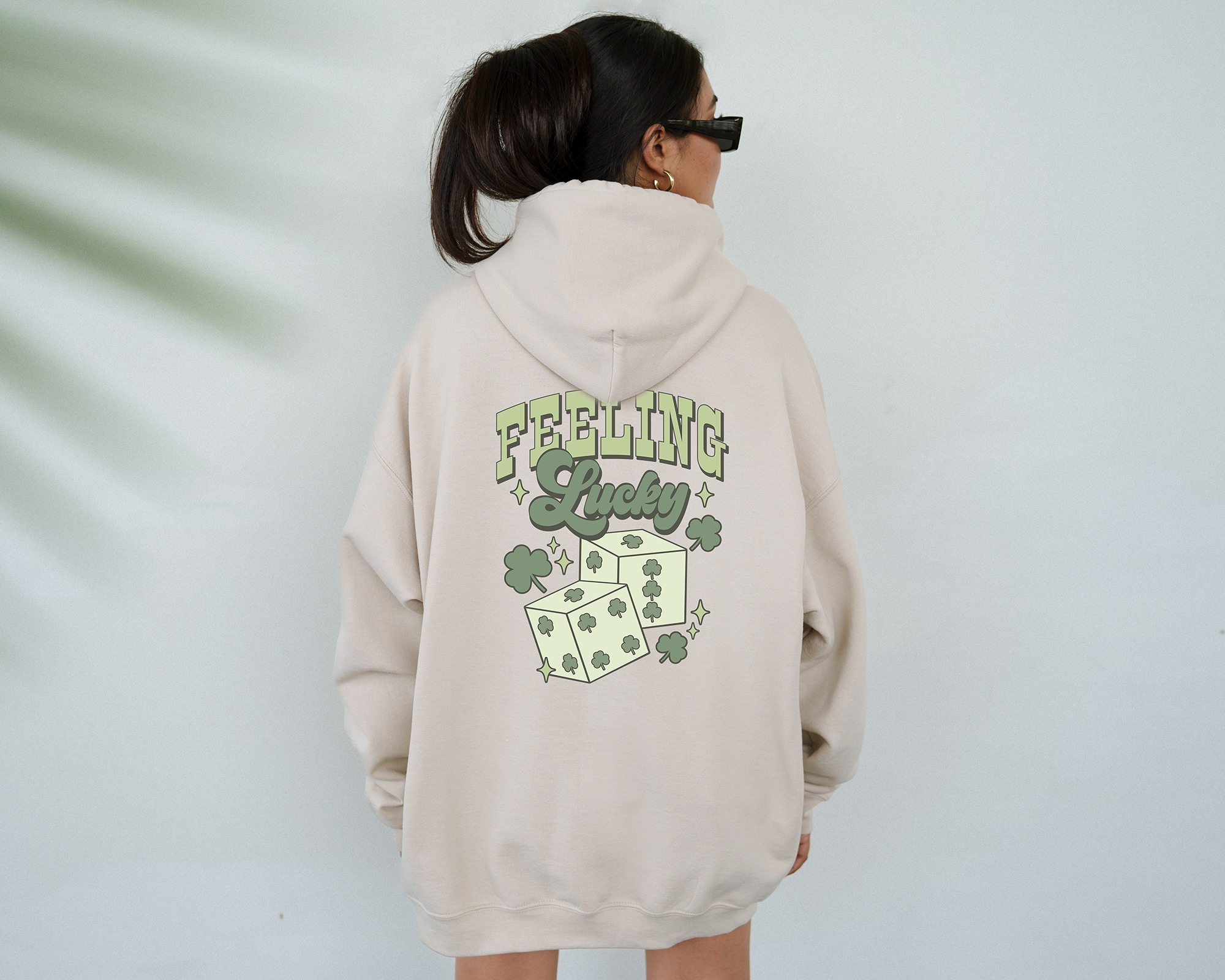 St. Patrick's Day, Hooded Sweatshirt, Hoodie, Feeling Lucky