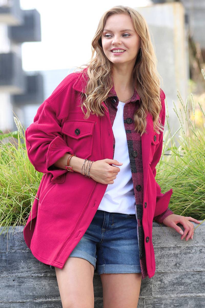 Oversized Fleece Shacket