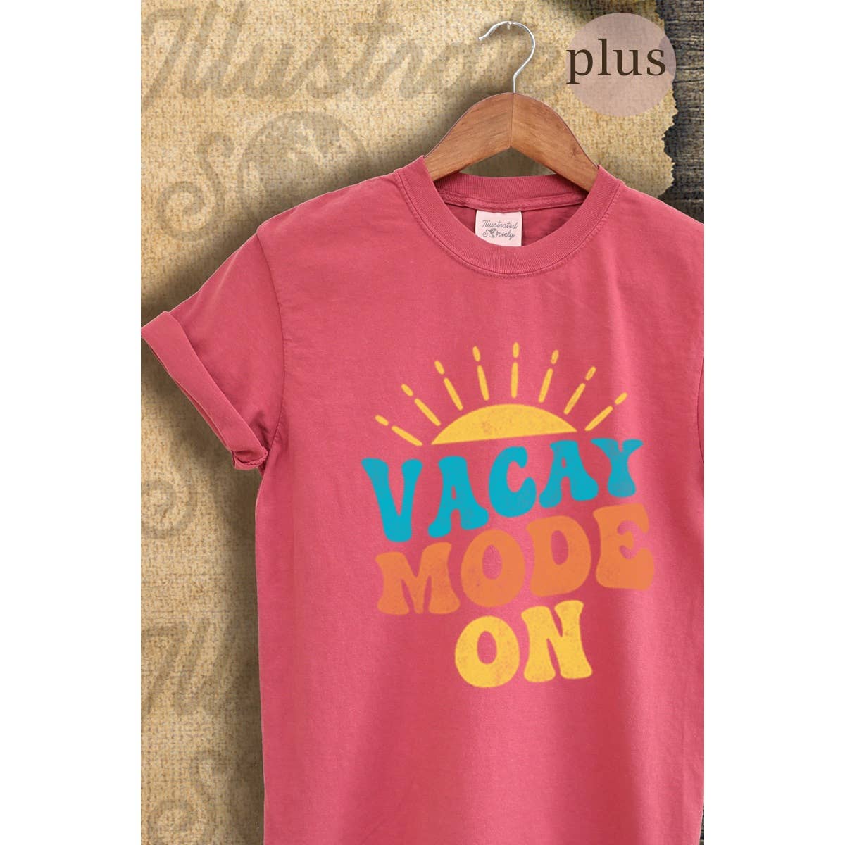 Vacay Mode On Vintage  Graphic Plus
