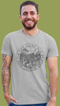 Bigfoot Hairy Man Gray T-Shirt - Customize Add Your Location