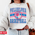 Vintage Philadelphia Basketball Fan Retro 76er Sweatshirt