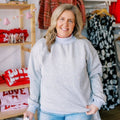 Mock Neck Sweatshirt Blank, Mock Neck Sweatshirt Reversible