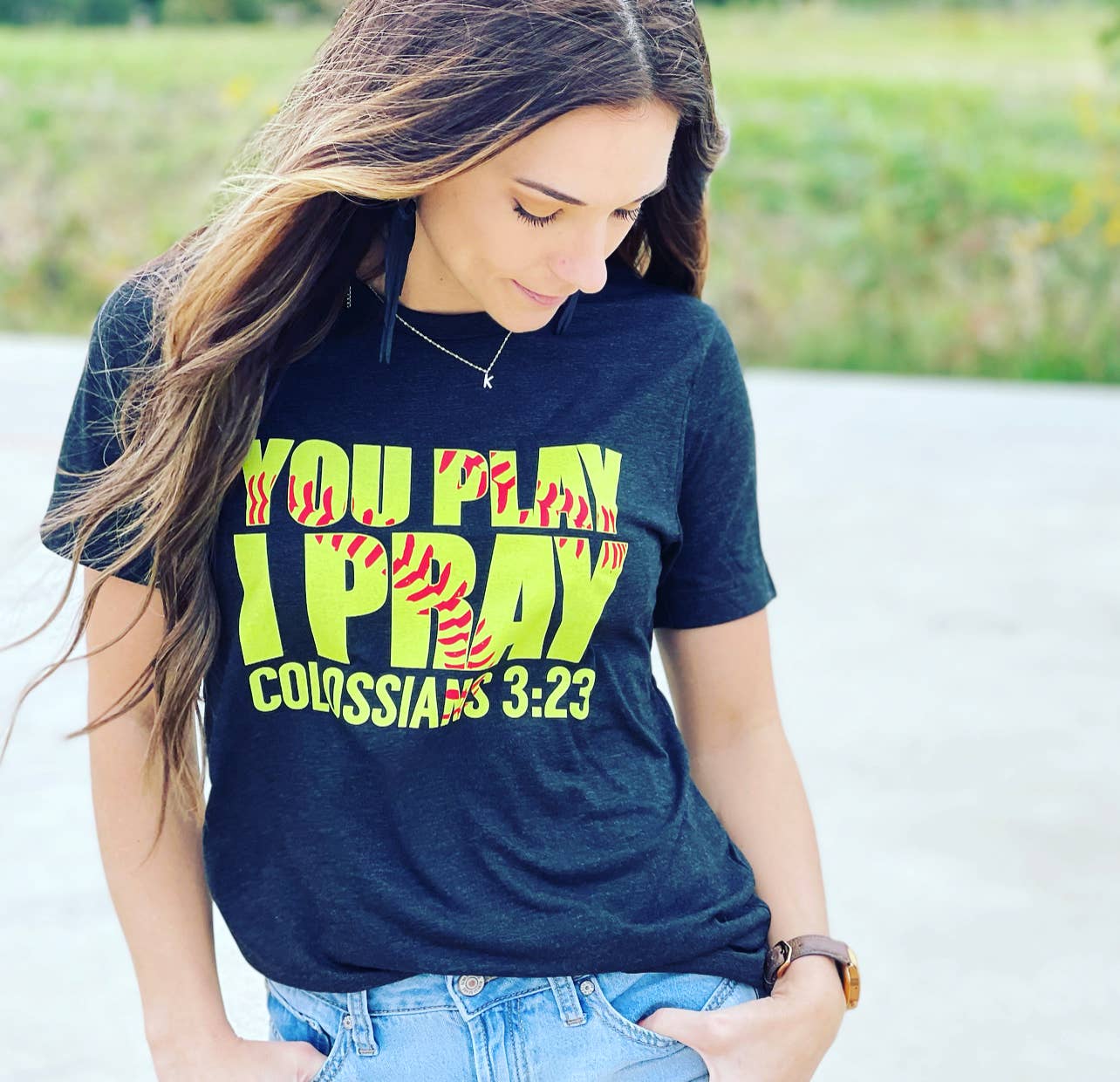Softball Seams Tee | Christian Apparel | Softball Mom