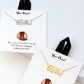 Yeehaw Word  Pendant Necklace
