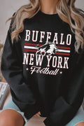 Buffalo New York Graphic Brushed Sweatshirts