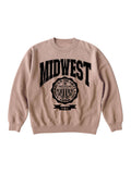 Midwest Women’S Trendy Graphic Sweatshirt - Pebble