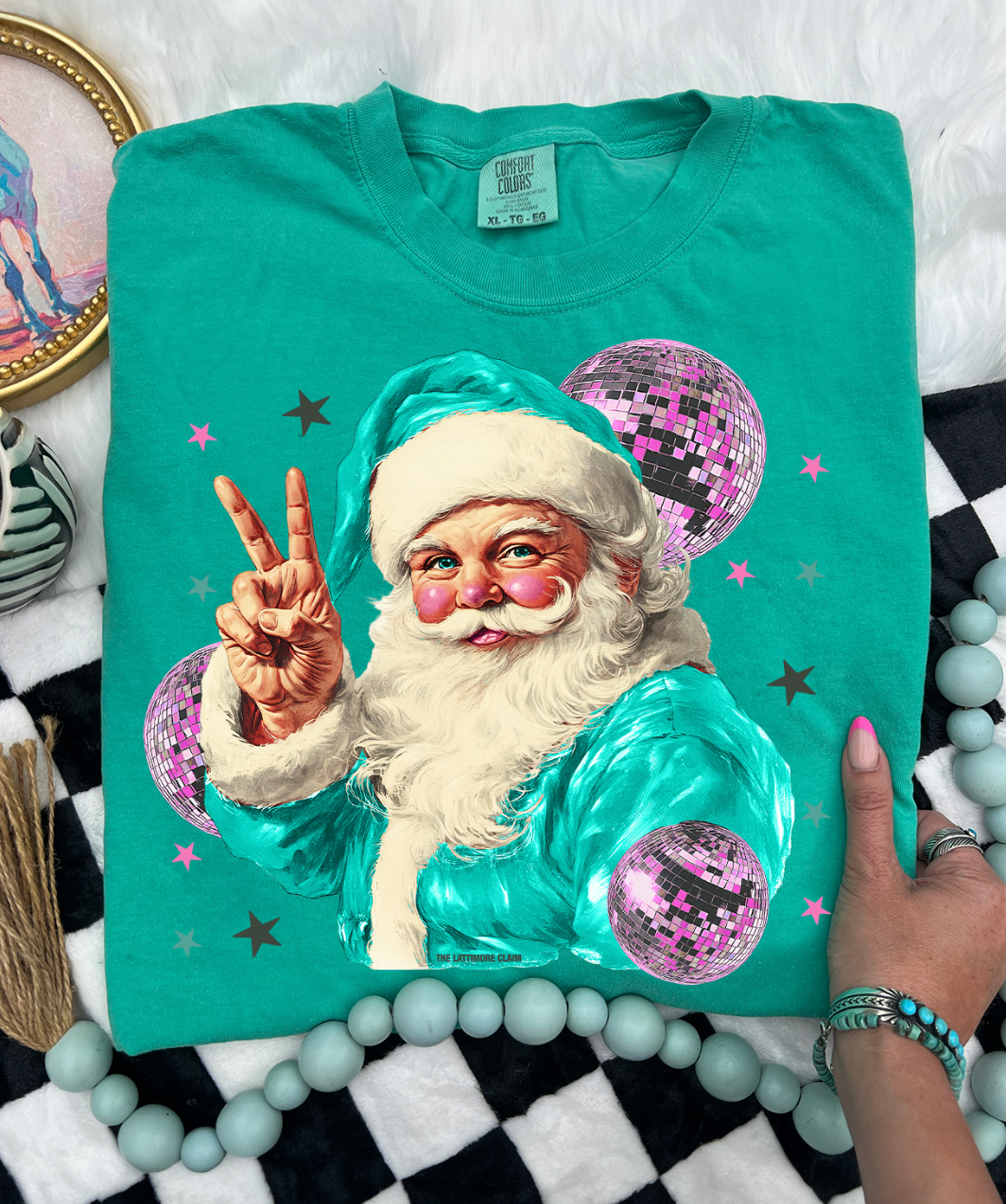 Disco Santa Peace Hand - Multiple Options