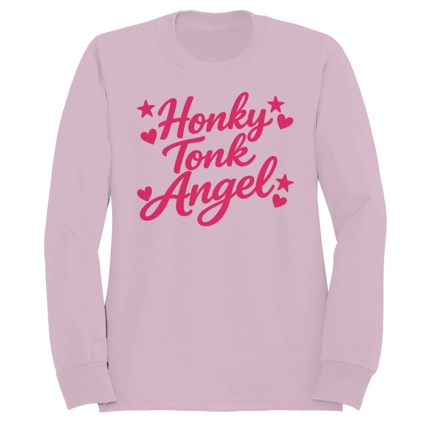 Honky Country Angel Women's Sweatshirt Light Pink