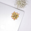 Succulent Clear Sticker