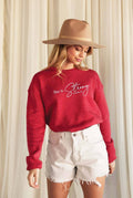 She Is Strong Proverbs 31:25 Graphic Sweatshirt