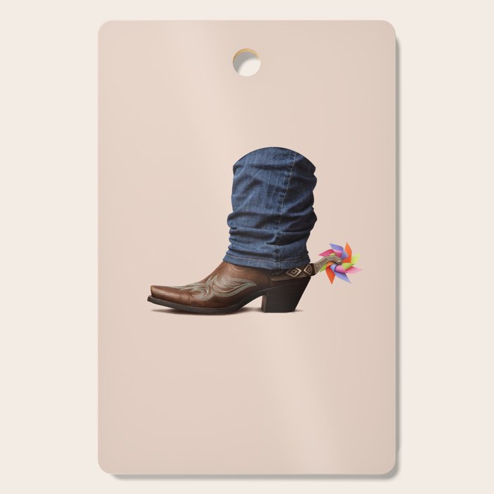 Funny Cowboy  Cutting Board Gallery Image 1