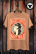 Make Love Not War Graphic Top