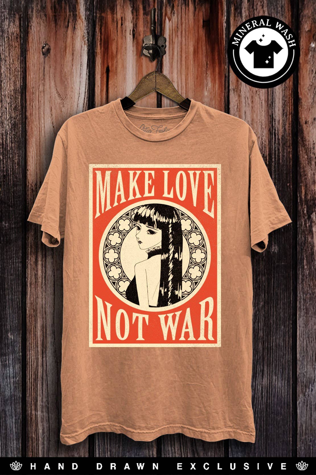 Make Love Not War Graphic Top