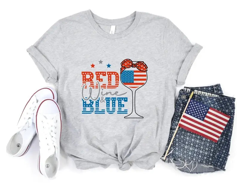 Red Wine & Blue T-Shirt
