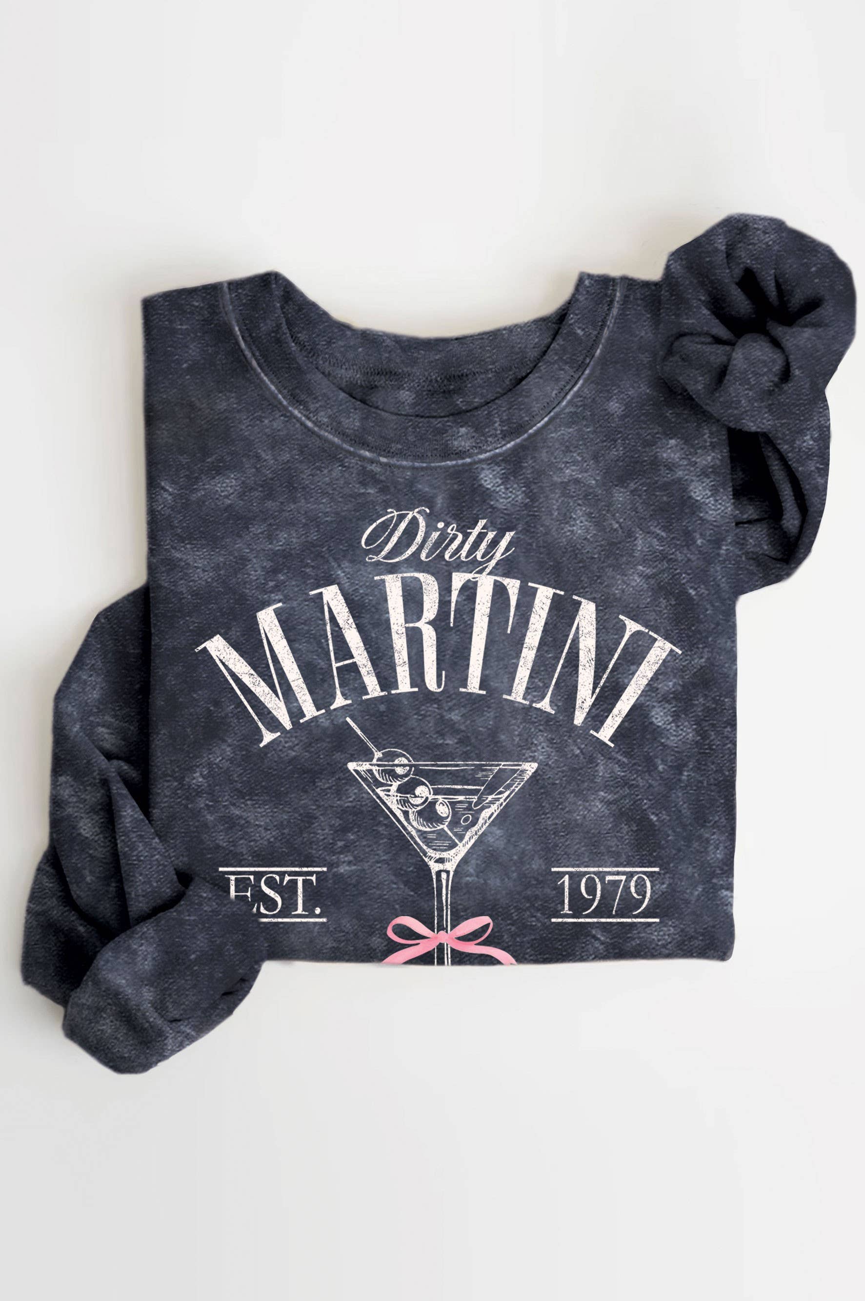 Ribbon Dirty Martini Mineral Graphic Brushed Sweatshirts