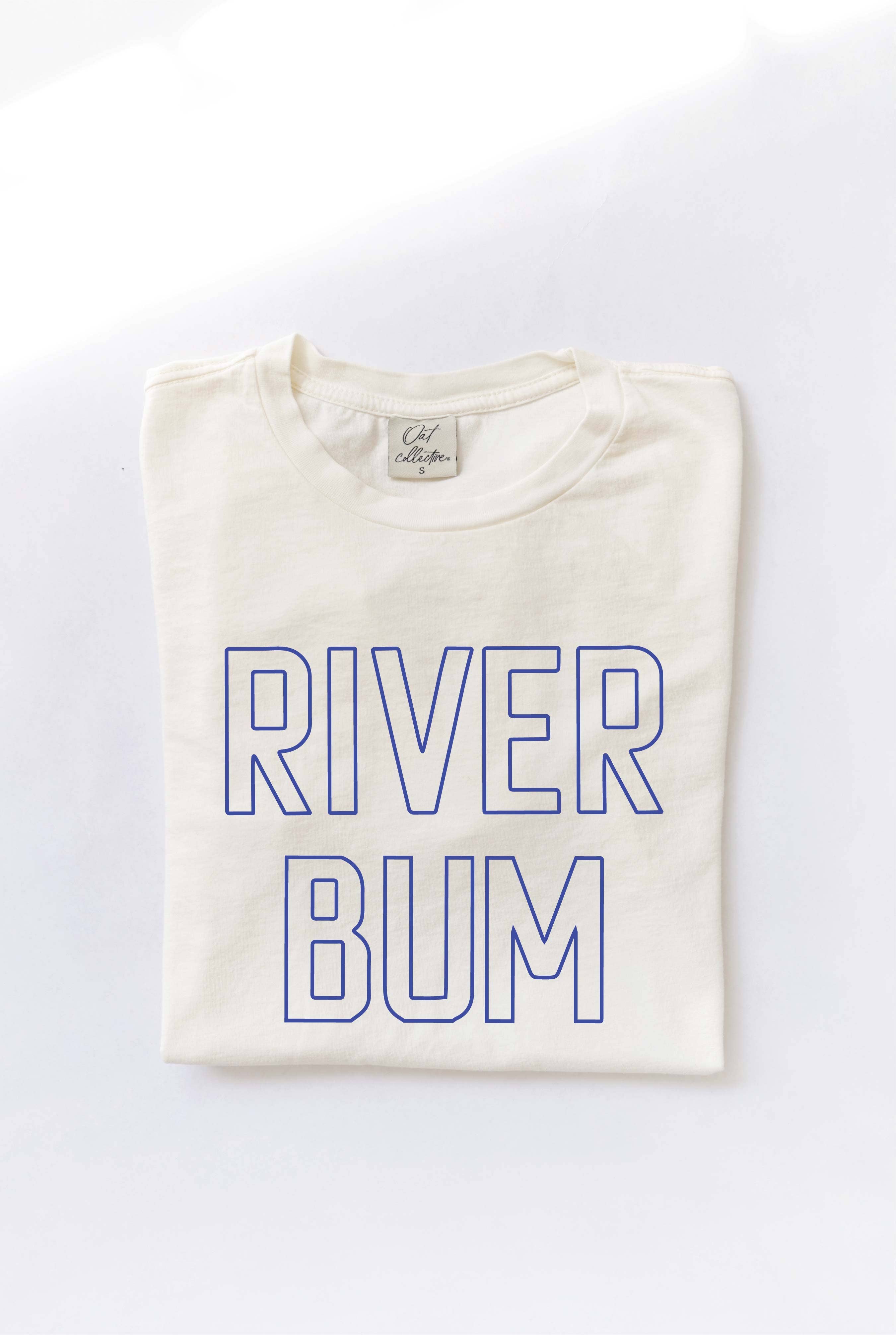 River Bum Mineral Washed Graphic Top