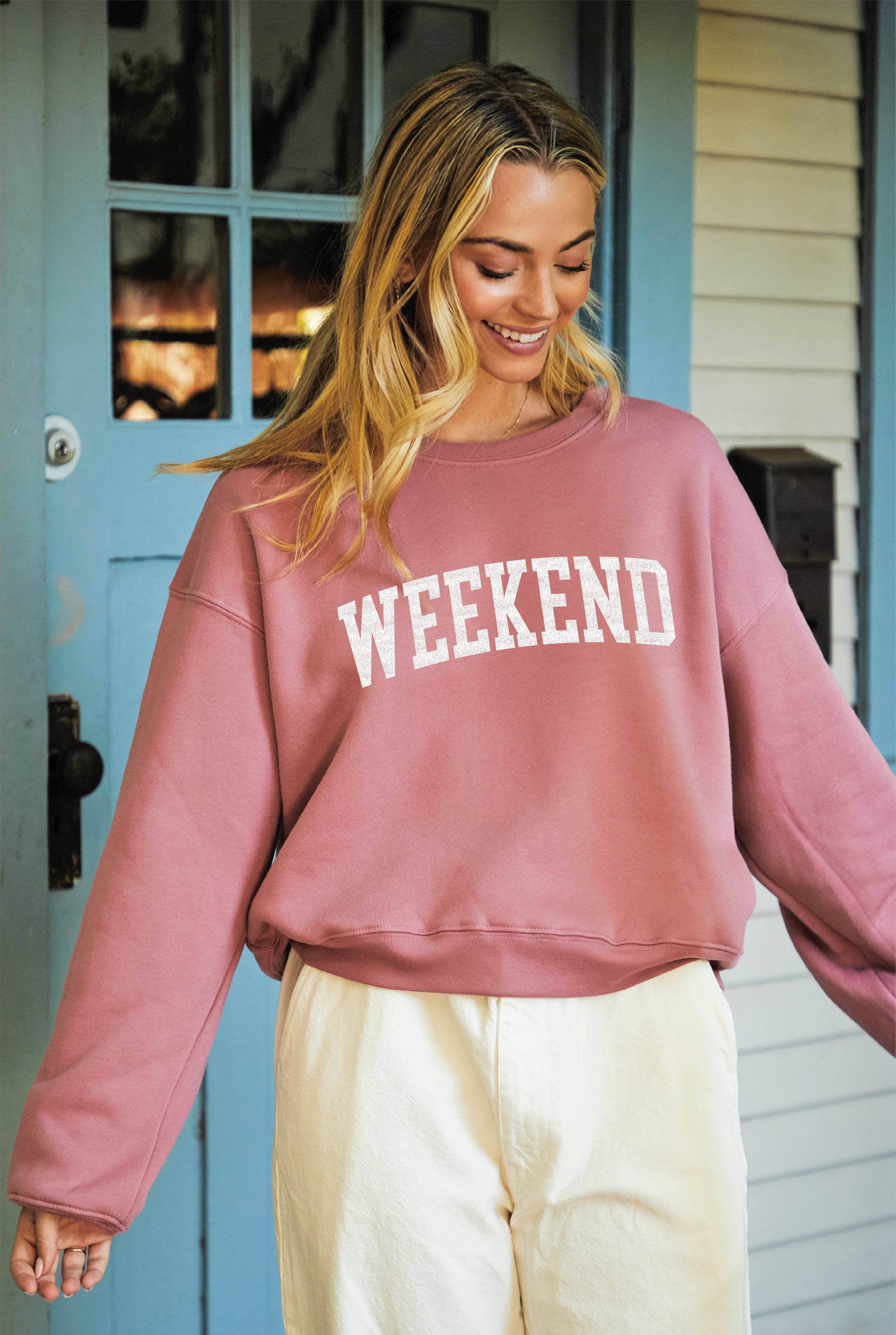 Weekend Mid Graphic Sweatshirt