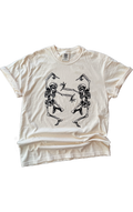 Skeleton Dance Battle Halloween Tee (Whiteout Edition)