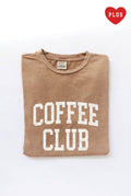 Coffee Club Plus Mineral Graphic Top