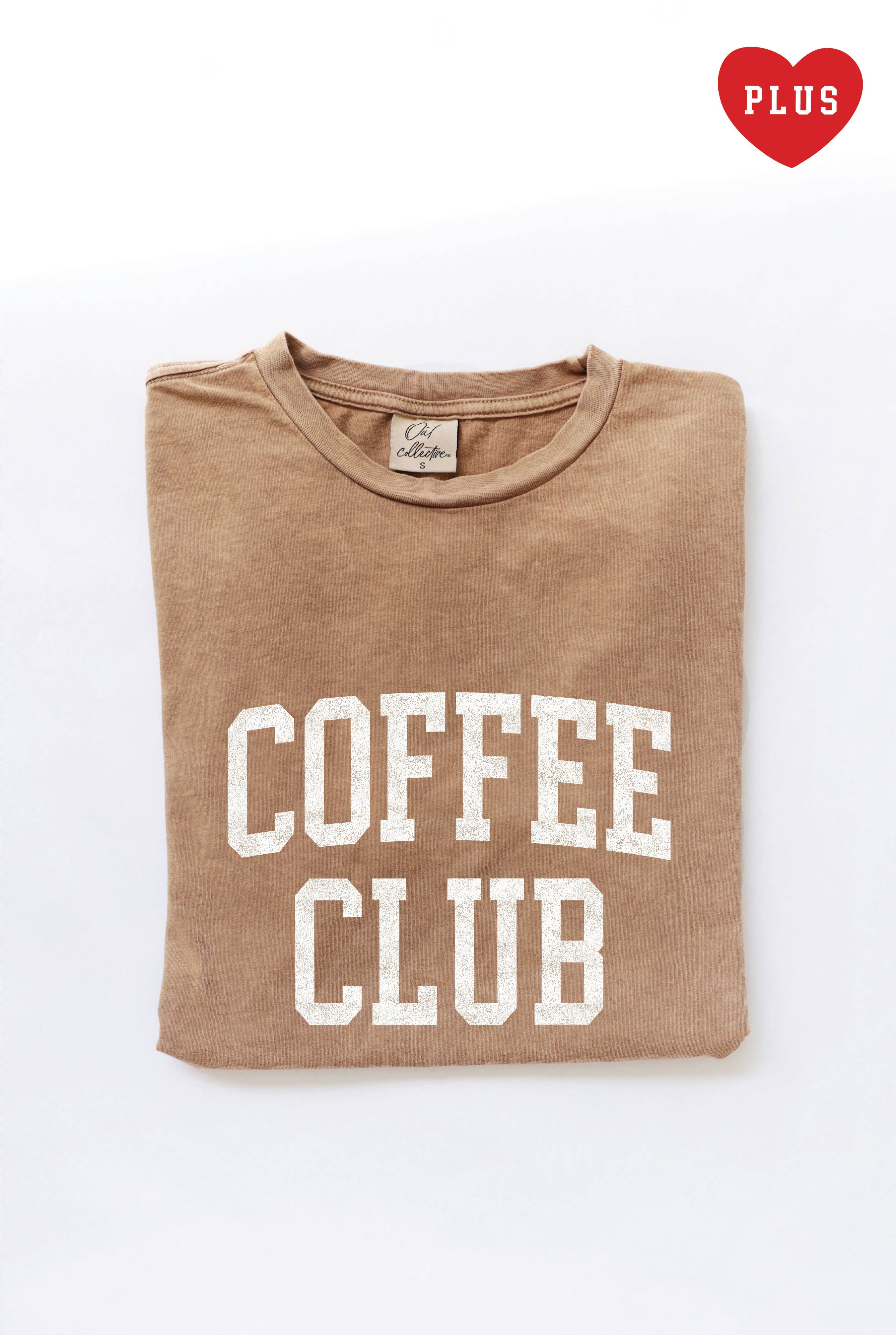 Coffee Club Plus Mineral Graphic Top