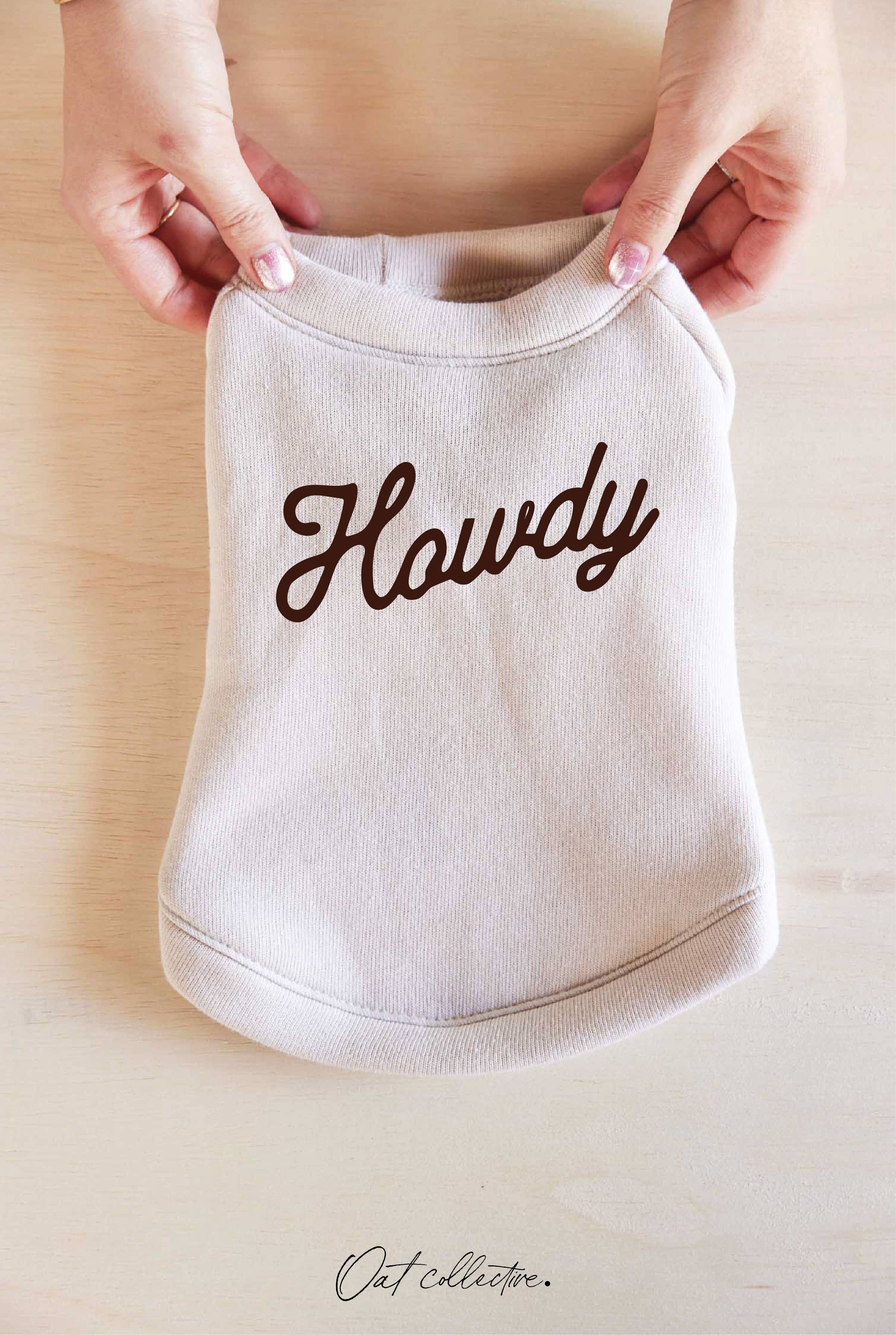 Howdy Pet Graphic Sweatshirt.