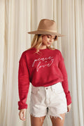 Peace and Love Graphic Sweatshirt
