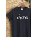 Cheers Christmas Vintage Graphic  Tee