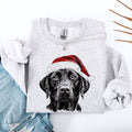 Black Lab, Santa, Labrador Dog, Christmas, Pet Sweatshirt