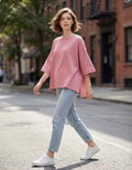 .0324 Scuba Round Neck Top with Side Slits SI-28965