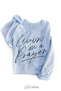Livin' On A Prayer  Thermal Vintage Pullover