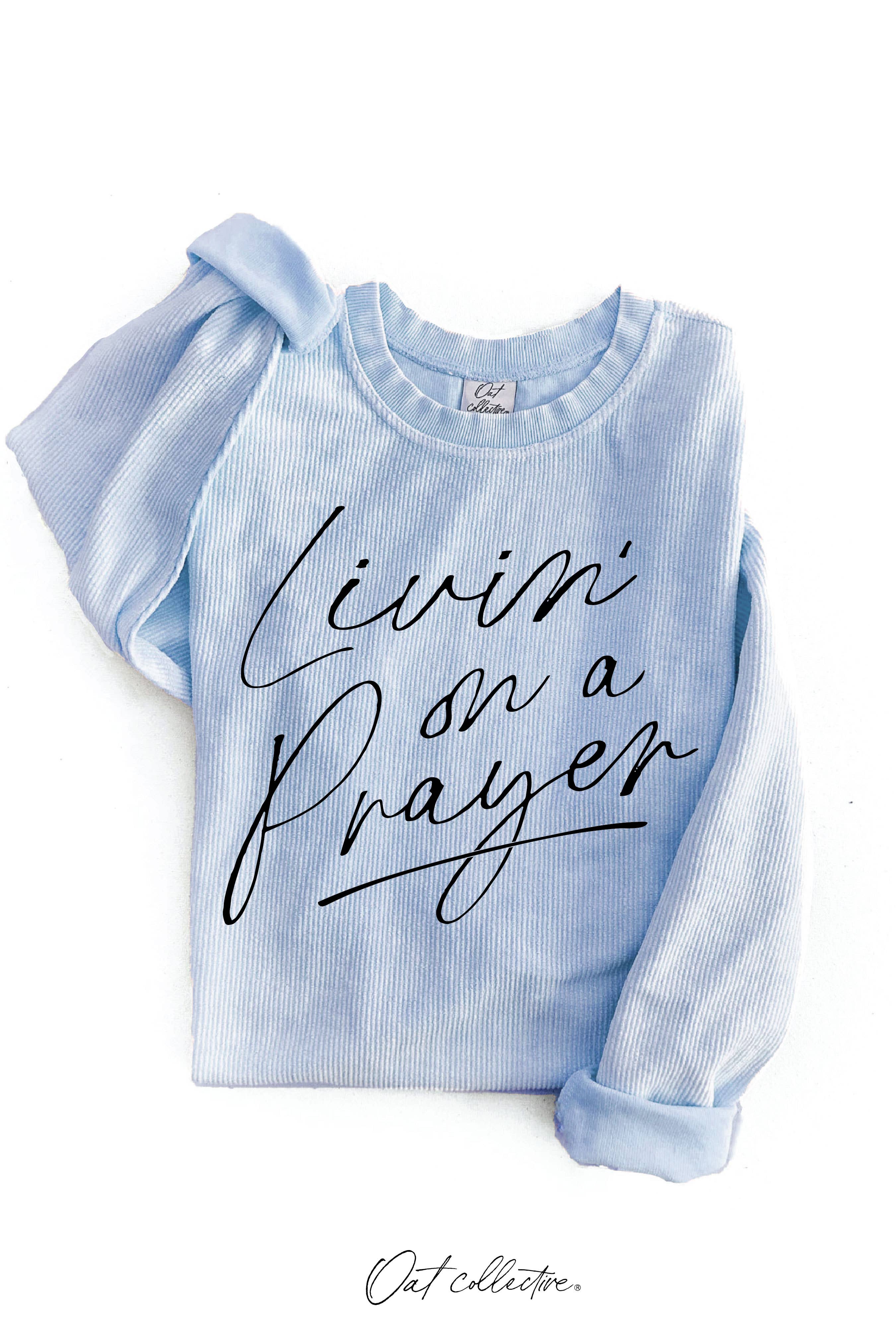Livin' On A Prayer  Thermal Vintage Pullover