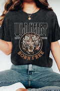 Wild Heart Born Free Tiger Mineral Graphic Tshirts
