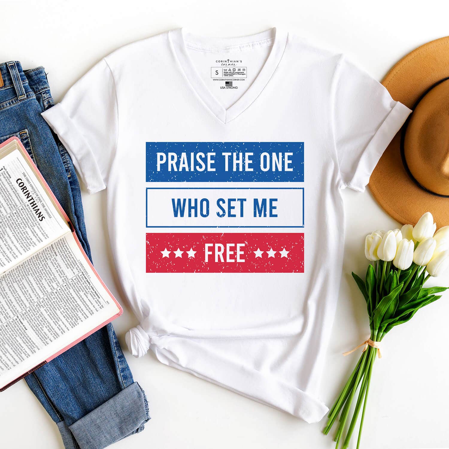 Praise the One V-Neck