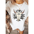 Skull Vintage Graphic Oversized Tee