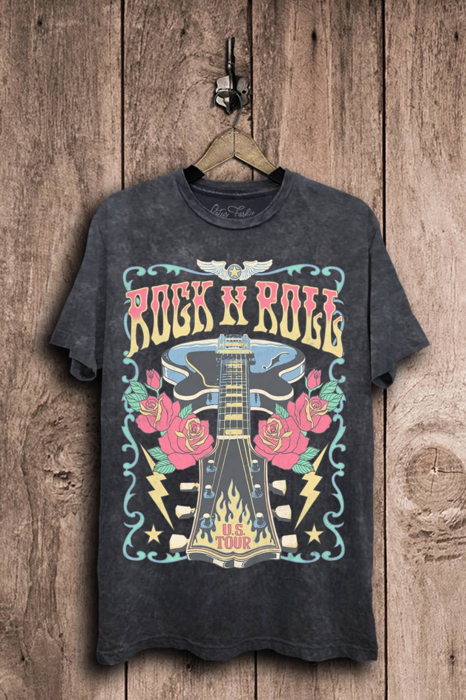 Rock and Roll Us Tour Graphic Top
